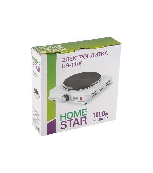 Плита настольная электрическая Homestar HS-1108, чугун