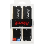 Оперативная память Kingston Fury Beast, DDR5, 32Gb (2x16Gb), 6400MHz, CL32, DIMM, с радиатором, черный, фото5