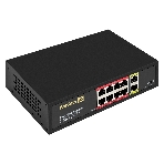 Коммутатор ExeGate EDGS-1082D.8PoE-120W, 8×100 Мбит/с PoE + 2×1 Гбит/с, неуправляемый, фото 1