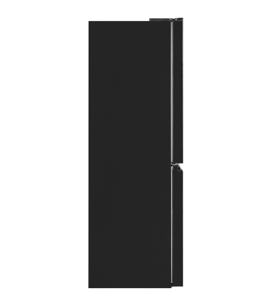 Холодильник Maunfeld MFF192NFB01 Inverter черный стекло трехкамерный 334/184л морозилка снизу, No Frost, Side by Side