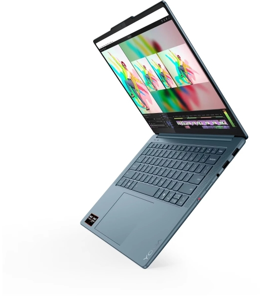 Ноутбук Lenovo Yoga Pro 7 14ASP10/14.5'/OLED/AMD Ryzen AI 9 365/32Gb/1Tb SSD/AMD Radeon Graphics/3K/NoOS/бирюзовый/1.54kg