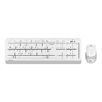 Комплект клавиатура+мышь A4Tech FStyler FG1010S беспроводной, USB, 2000 DPI, белый/серый, фото 1