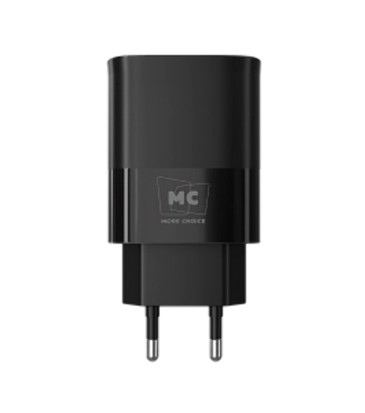 Сетевое зарядное устройство MORE CHOICE (4620202553386) NC09 1USB 3.0A QC3.0 15W, черный
