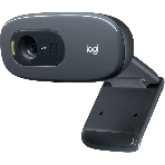 Веб-камера Logitech C270 HD 1280x720, 30 кадр/с, USB Type-A, микрофон (шумоподавление), автоосвещение, универсальное крепление, фото 1