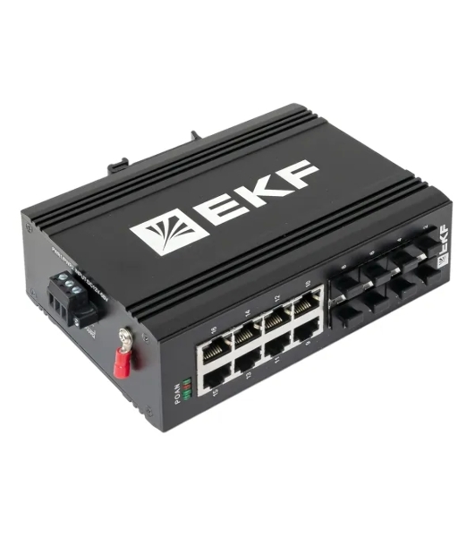Коммутатор EKF TSX-U-8GX/SFP-8GT, 8×1 Гбит/с + 8×1 Гбит/с SFP, неуправляемый