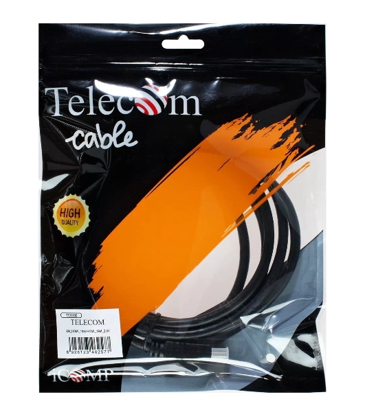 Кабель Telecom HDMI 19M/M ver 2.0,2m TCG200-2M