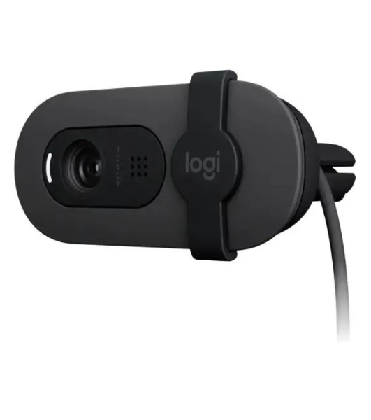 Веб-камера Logitech Brio 90 1920x1080, 30 кадр/с, USB Type-A, микрофон, крепление на мониторе