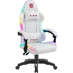 Кресло Defender CORE белый, экокожа, 120 кг, механизм качания, фото 1