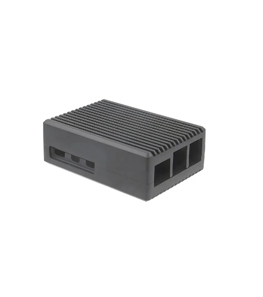 Компьютерный корпус Qumo RS050 Aluminum Case, Raspberry Pi 5B, Grey