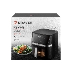 Аэрогриль Brayer 2038BR черный, 1600 Вт, 7 л, сенсор, 12 программ, фото2