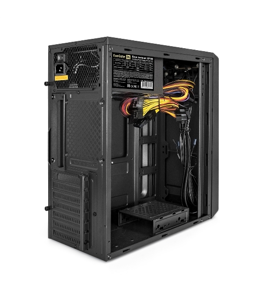 Компьютерный корпус Miditower ExeGate XP-332UC-UNS400 (ATX, БП UNS400 с вент. 12см, 2хUSB 3.0/1хTypeC, аудио, черный)