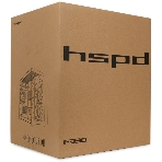 Компьютерный корпус HSPD F330, Panoramic Mini-tower, черный, TG, 0.5 SPCC, 3x120мм ARGB mATX, mITX 160/400/200мм 1x2.5', 2x3.5', 4xPCI 1xUSB-C 3.0, 2xUSB-A1.0 428x280x375мм, фото2
