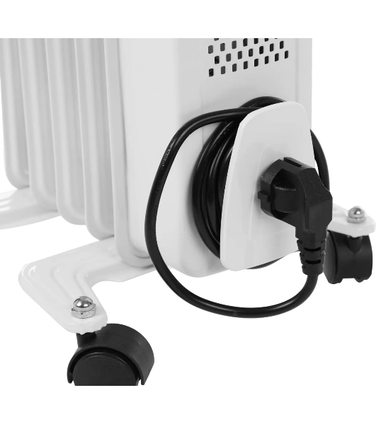 Обогреватель масляный Ballu Comfort BOH/CM-05WDN 1000 (5 секций) белый, 1000 Вт, 15 м2, термостат