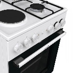 Плита комбинированная Gorenje GK5A12WG белый, конфорок 2 газовых и 2 электрических, духовка 68 л, 50 см x 85 см x 59.4 см, фото7