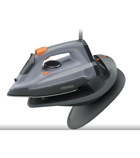 Утюг Cadena IC777C серый, 2600 Вт, 40 г/мин, 180 г/мин, 300 мл