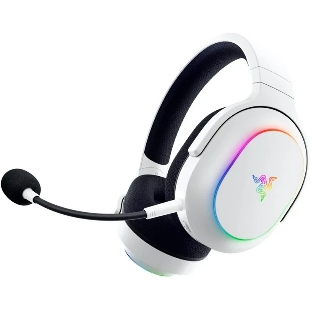 Гарнитура Razer Barracuda X Chroma белый, беспроводная, радиоканал, до 70 ч, съёмный микрофон, подсветка