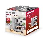 Кофеварка рожковая Sencor SES 4010SS серый, исп. кофе - молотый, 1.5 л, 1050 Вт, 15 бар, фото4