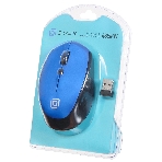 Мышь беспроводная Oklick 488MW синий/черный, 1600 dpi, радиоканал, USB, кнопки - 4, фото10