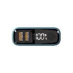 Портативный аккумулятор OLMIO QS-10, 10000mAh, 22.5W QuickCharge3.0/PowerDelivery, LCD, темно-зеленый, фото2