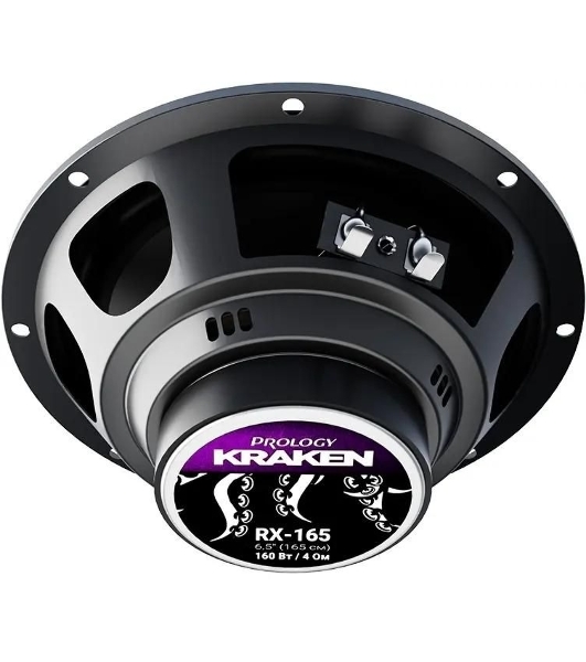 Колонки автомобильные Prology RX-165 160Вт 90дБ 4Ом 16см (6.5дюйм) (ком.:2кол.) коаксиальные двухполосные