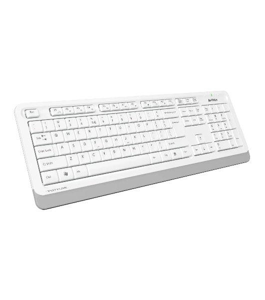 Комплект клавиатура+мышь A4Tech FStyler FG1010S беспроводной, USB, 2000 DPI, белый/серый