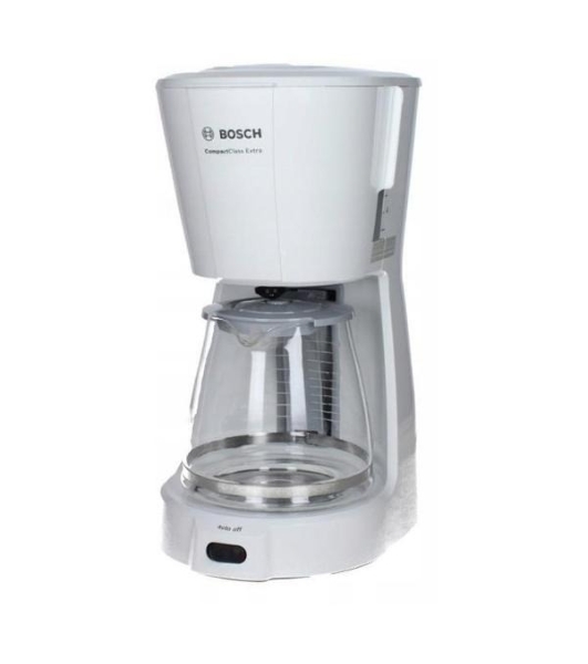 Кофеварка капельная Bosch TKA3M131 белый, исп. кофе - молотый, 1.4 л, 1200 Вт.