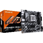 Материнская плата Gigabyte B840M DS3H, AM5, AMD B840, 4xDDR5, 4xSATA, 2xM.2, 1xPCIe 4.0 x16, 1xPCIe 3.0 x4, 2xDP, 1xHDMI, 1x2.5Gb LAN, 3xUSB-A 5Gbps, 8xUSB-A 2.0, 1xUSB-C 5Gbps, 3x3.5 мм, 7.1, mATX, фото 1