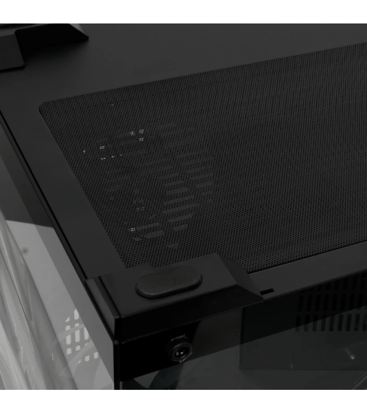 Компьютерный корпус HSPD F330, Panoramic Mini-tower, черный, TG, 0.5 SPCC, 3x120мм ARGB mATX, mITX 160/400/200мм 1x2.5', 2x3.5', 4xPCI 1xUSB-C 3.0, 2xUSB-A1.0 428x280x375мм
