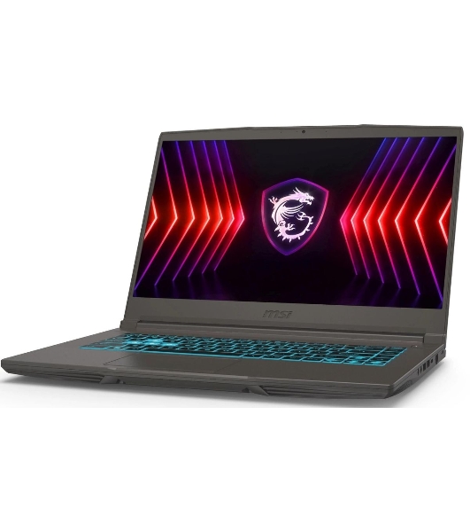 Ноутбук MSI Thin 15 B13VE-3023US Core i5 13420H 16Gb SSD 512Gb NVIDIA GeForce RTX 4050 6Gb 15.6' IPS FHD (1920x1080) Windows 11 Home Multi Language grey WiFi BT Cam