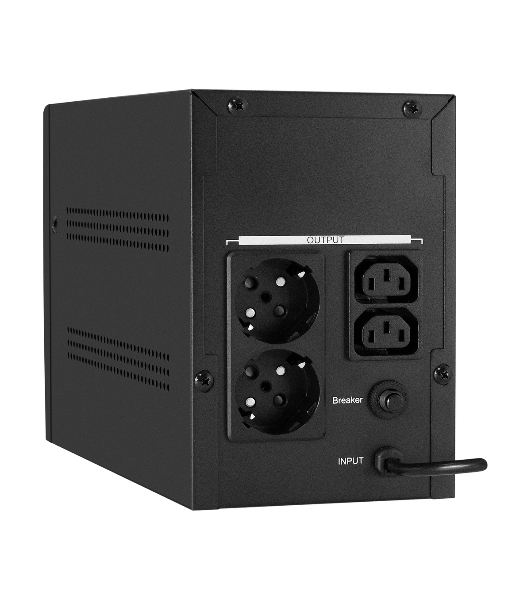 Источник бесперебойного питания ExeGate EX292606RUS SpecialPro UNB-2000.LED.AVR.1SH.2C13 2000VA/1200W, LED, AVR,1*Schuko+2*C13, металлический корпус, черный