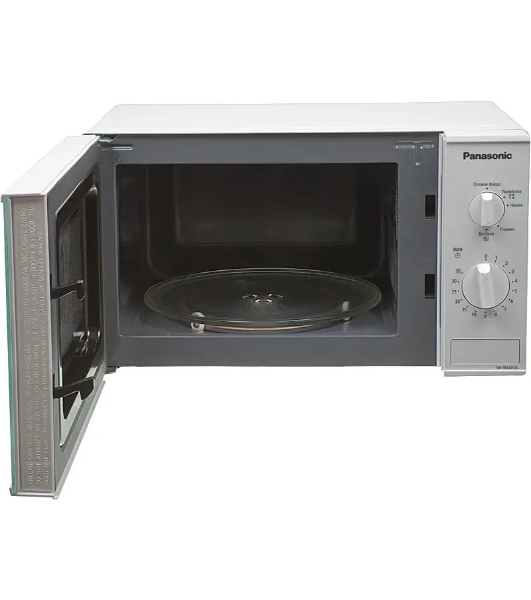 Микроволновая печь Panasonic NN-SM221WZPE белый, 20 л, 800 Вт, переключатели - поворотный механизм