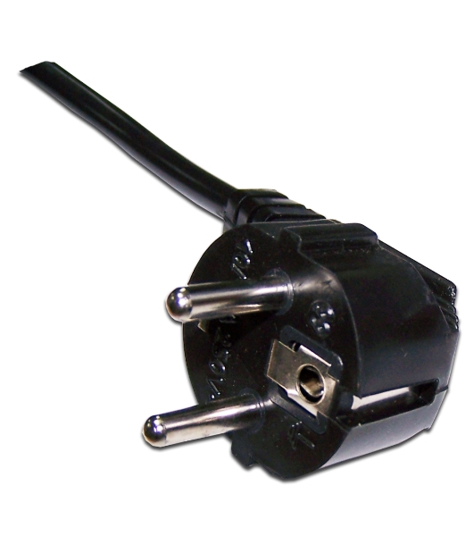 Шнур питания Lanmaster LAN-PP13/SHA-0.5-BK C13-Schuko проводник.:3x0.75мм2 0.5м 220В 10А (упак.:1шт) черный