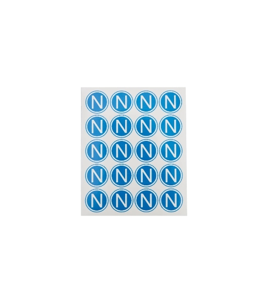 Наклейка знак электробезопасности Rexant 'N' d - 20 мм (20 шт на листе)
