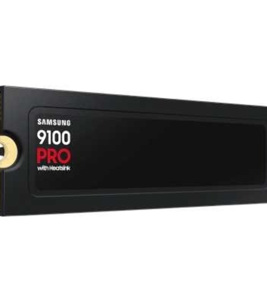Накопитель SSD 4Tb Samsung 9100 PRO, M.2, PCI-E 5.0 x4, TLC 3D NAND R/W - 14800/13400 Mb/s с радиатором