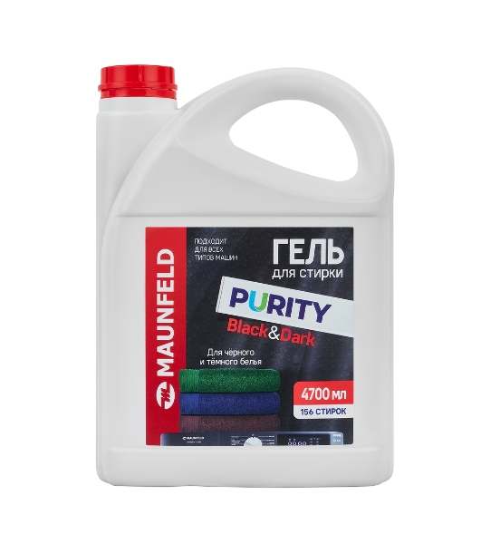 Гель для стирки Maunfeld Purity Black&Dark 4700 мл MWL4700PB