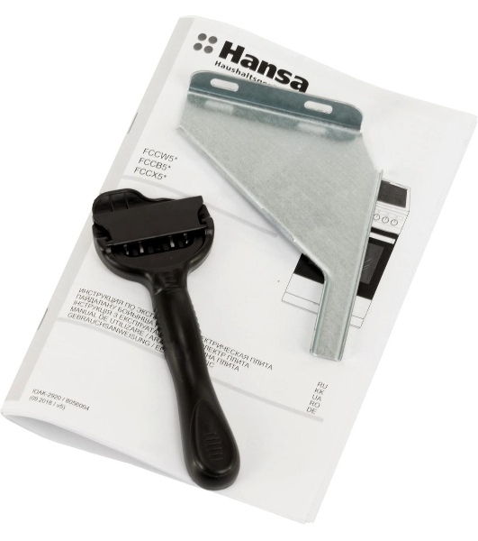 Плита электрическая Hansa FCCW54000 белый, конфорок 4 шт, духовка 68 л, 50 см x 85 см x 60 см