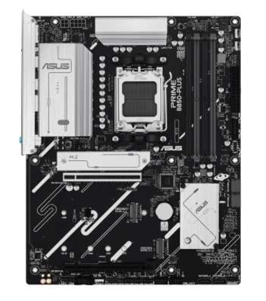 Материнская плата ASUS PRIME B850-PLUS, AM5, AMD B850, 4xDDR5, 4xSATA, 3xM.2, 1xPCIe 5.0 x16, 1xPCIe 4.0 x16, 1xDP, 1xHDMI, 1x2.5Gb LAN, 4xUSB-A 10Gbps, 1xUSB-C 10Gbps, 2xUSB-A 5Gbps, 2xUSB-A 2.0, 3x3.5 мм, 7.1, ATX