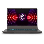 Ноутбук MSI Thin 15 B13VE-3023US Core i5 13420H 16Gb SSD 512Gb NVIDIA GeForce RTX 4050 6Gb 15.6' IPS FHD (1920x1080) Windows 11 Home Multi Language grey WiFi BT Cam, фото 1