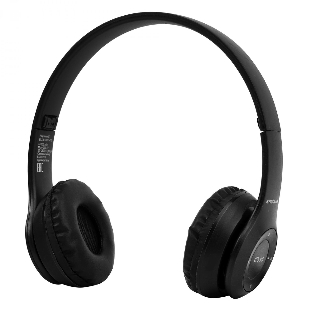 Беспроводные/проводные наушники Ergolux ELX-BTHP01-C02 черный, накладные, Bluetooth + проводной, складная конструкция, до 6 ч