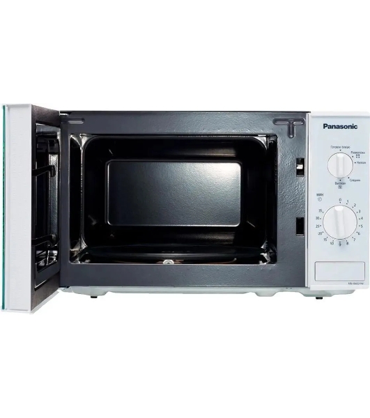 Микроволновая печь Panasonic NN-SM221WZPE белый, 20 л, 800 Вт, переключатели - поворотный механизм