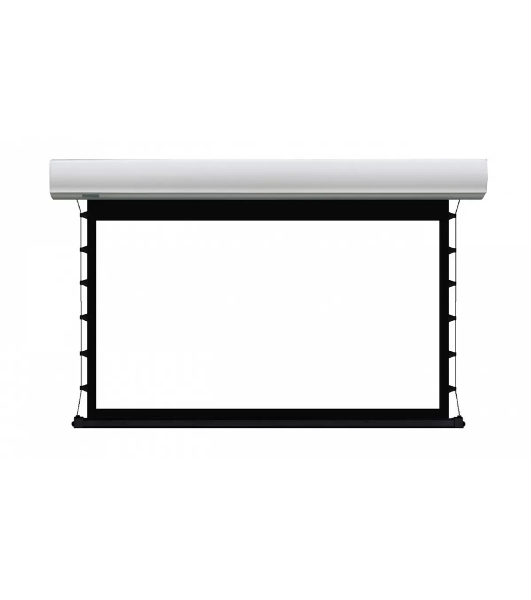 Экран с электроприводом Lumien Cinema Tensioned Control 184x286 см (раб.область 148х264 см 16:9) (119') Matte White черн. кайма по периметру, доп.черная область 30 см, триггер., RS232, IR, RF управл. в комплекте, цвет корпуса 'титаниум' LCTC-100111