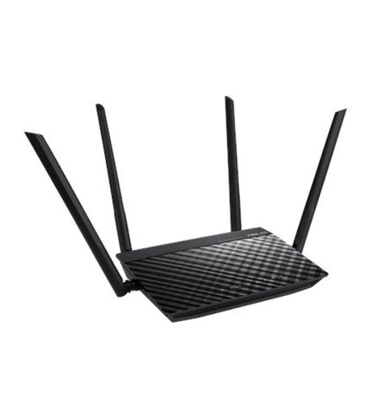 Маршрутизатор беспроводной Asus RT-AC1200 10/100BASE-TX черный (Dual Band)