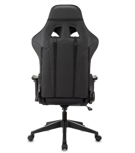 Кресло Бюрократ VIKING 4 AERO BLACK EDITION черный, экокожа, 120 кг, механизм качания