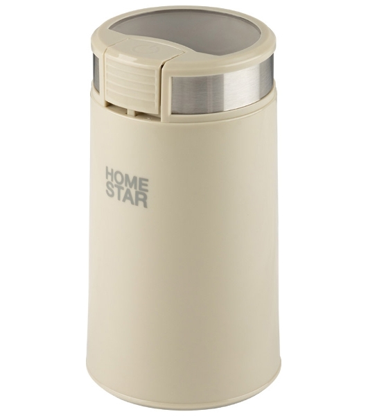Кофемолка HomeStar HS-2035 бежевый, 200 Вт