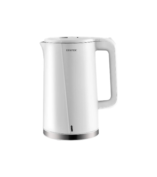 Чайник электрический Centek CT-0005 2200 Вт, 1.7 л, белый