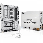 Материнская плата ASUS B850 MAX GAMING WIFI W, AM5, AMD B850, 4xDDR5, 4xSATA, 3xM.2, 1xPCIe 5.0 x16, 1xPCIe 4.0 x4, 2xPCIe 3.0 x1, 1xDisplayPort, 1xHDMI, 1x2.5Gb LAN, Wi-Fi 6E, Bluetooth 5.3, 1xUSB-C 10Gbps, 3xUSB-A 10Gbps, 2xUSB-A 5Gbps, 2xUSB-A 2.0, 3x3.5 мм, 7.1, ATX, фото 1