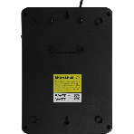 Источник бесперебойного питания SMARTWATT UPS SAFE PRO LCD 800 черный 800/480 ВА/Вт, напольный/настенный, линейно-интерактивный, LCD дисплей, Shuko CEE7/4 - 8 шт. (4 шт. с резервным питанием, 4 шт. - сетевой фильтр), фото9