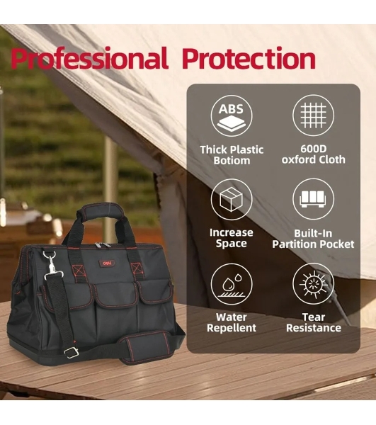 Сумка для инструментов Deli DL430901 Black Edition