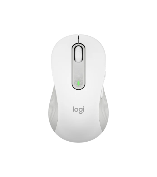 Мышь беспроводная Logitech Signature M650 L белый, 4000 dpi, радиоканал, Bluetooth, USB, кнопки - 5