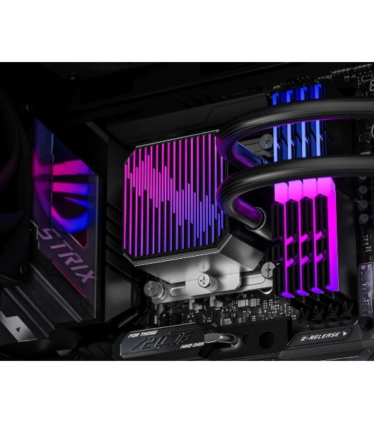 Система жидкостного охлаждения ID-Cooling DX240 MAX ARGb черный 120мм алюминий+медь 2150rpm 32.5db 4-pin 300W